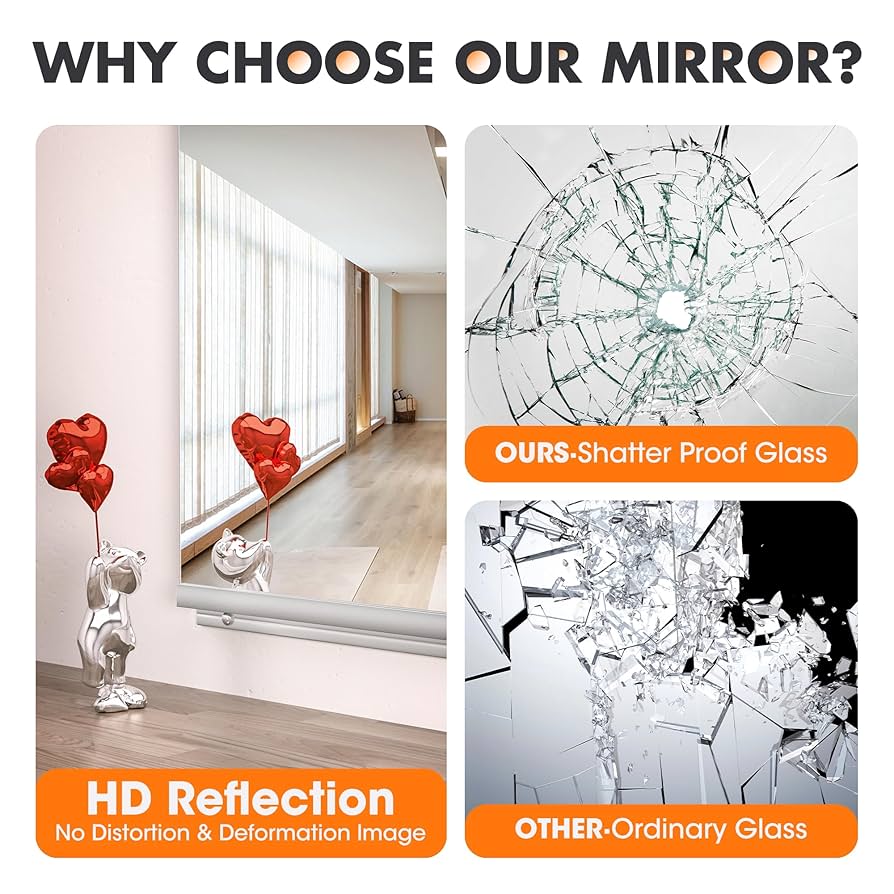 「ｙｕｍｉ」Mirror 55×200cm Amazon.com: JACUKO Wall Mirror Decorative - 21 * 63 Inches